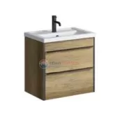 Тумба под раковину Aqwella Fargo FRG0106DB 60 см с ящиками, дуб балтийский