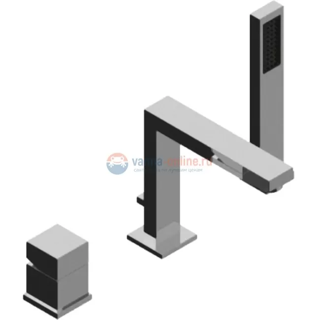 Смеситель Cezares Levico LEVICO-BVD-01-Cr для ванны