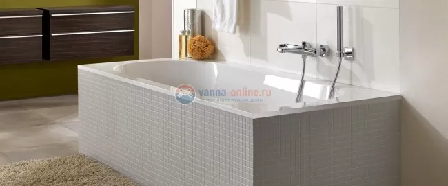 Квариловая ванна Villeroy&Boch Oberon 190x90 UBQ199OBE2V-01, alpin Квариловая ванна Villeroy&Boch Oberon 190x90 UBQ199OBE2V-01, alpin