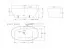 Ванна акриловая BelBagno BB80-1700 170 х 85 см