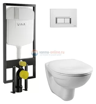 Инсталляция Vitra с унитазом Vitra Normus 9773B003-7203, сиденье стандарт, комплект