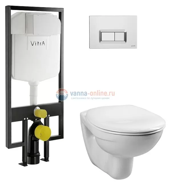 Инсталляция Vitra с унитазом Vitra Normus 9773B003-7203, сиденье стандарт, комплект