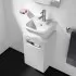 Тумба под раковину Roca The Gap 45 ZRU9302880, цвет белый глянец
