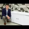 Водостойкий экран под ванну "Купе" 149 см белый ясень
