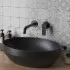 Смеситель для раковины PAINI Viva Style встраиваемый, черный