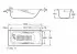 Стальная ванна Roca Princess N 150x75 см 2204E0000 с отверстиями для ручек