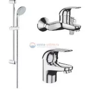 Комплект смесителей Grohe Euroeco 124428 3в1