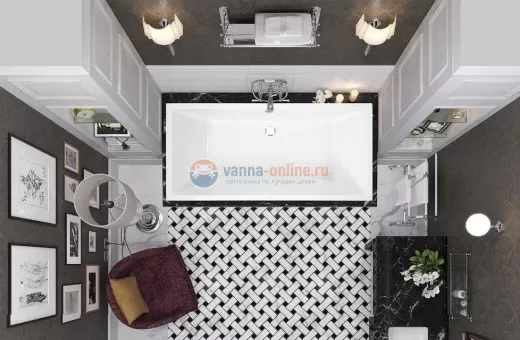 Акриловая ванна Vagnerplast Cavallo 180 x 80 см