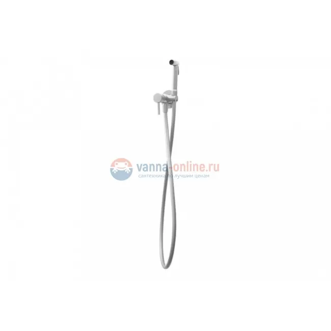 Гигиенический душ Paffoni Tweet Round ZDUP110BO со смесителем и внутренней частью, цвет белый