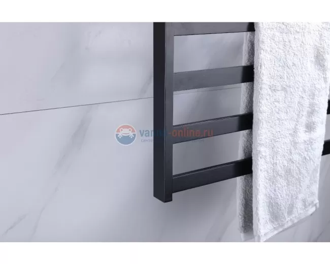 Полотенцесушитель электрический Black&White Moon N-333B, 58 x 35 см, черный матовый Полотенцесушитель электрический Black&White Moon N-333B, 58 x 35 см, черный матовый