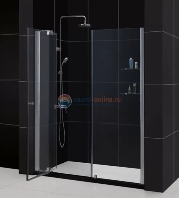 Душевая дверь RGW HO-07, 01060711-11, 110 х 195 см в нишу, распашная, стекло прозрачное, хром Душевая дверь RGW HO-07, 01060711-11, 110 х 195 см в нишу, распашная, стекло прозрачное, хром