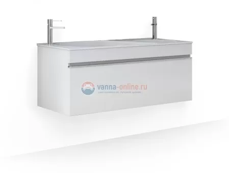 Тумба под раковину Raval Hotte Hot.01.100/P/W, 100 см, белая