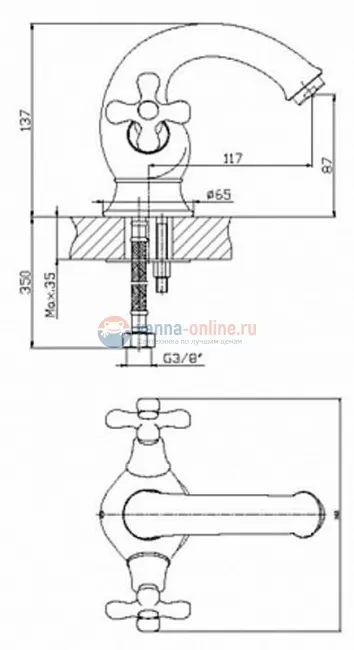 Смеситель Orange Gracia M20-021cr для раковины Смеситель Orange Gracia M20-021cr для раковины