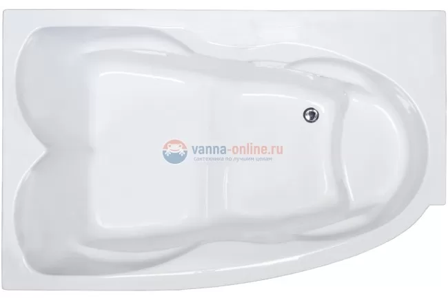 Акриловая ванна Royal Bath Shakespeare RB652100SB в сборе 170 х 110 L/R