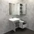 Тумба Comforty Осло-60, бетон светлый с раковиной Fest 60 F01