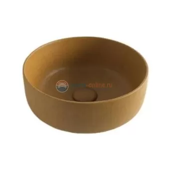 Раковина ArtCeram Cognac Countertop COL001 18 00 ombra cipro naturale, 42 см, накладная, ombra cipro naturale