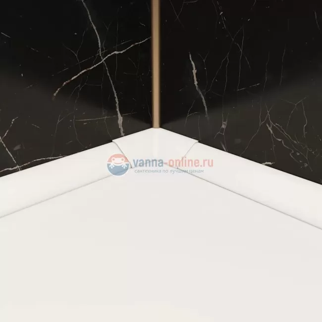 Бордюр Sanjet декоративный для ванн и поддонов, комплект (195см/1,5см - 2 шт) с уголками Бордюр Sanjet декоративный для ванн и поддонов, комплект (195см/1,5см - 2 шт) с уголками