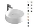 Раковина ArtCeram Cognac Countertop COL001 20; 00, накладная, цвет - nero roma, 42 х 42 х 16 см