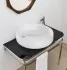 Раковина ArtCeram Cognac Countertop COL001 20; 00, накладная, цвет - nero roma, 42 х 42 х 16 см