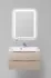 Тумба с раковиной BelBagno Marino MARINO-700-2C-SO-RG-P, 70 х 45 х 55 см, Rovere Grigio - светлое дерево