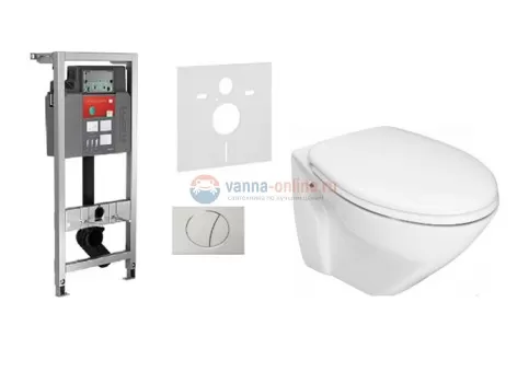 Инсталляция Mepa 514306 с унитазом Sanindusa Cetus 110034004, сиденье микролифт, комплект