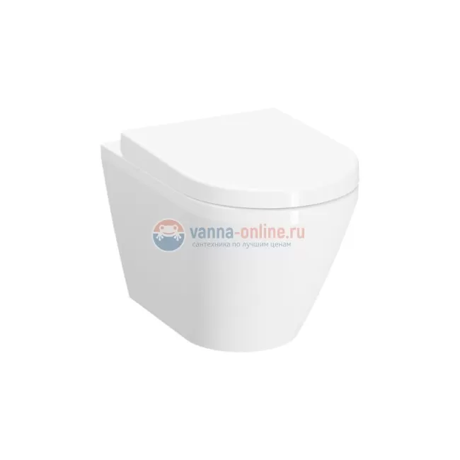 чаша подвесного унитаза Vitra Integra безободковый, 7041B003-0075