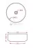 Раковина ArtCeram Cognac Countertop COL001 19; 00, накладная, цвет - ombra bruciata, 42 х 42 х 16 см