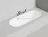 Ванна из искусственного камня Salini Ornella Axis Kit 180 x 80 x 60 см из материала Sapirit, белая матовая 103511M