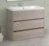 Тумба с раковиной Art&Max Family-900-3C-PIA-PB, 90 x 47 x 84.5 см напольная, бежевый (Pino Bianco)
