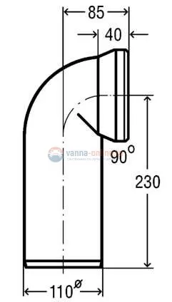 Соединительный патрубок Viega V4 мод. 3811, 100551 Соединительный патрубок Viega V4 мод. 3811, 100551