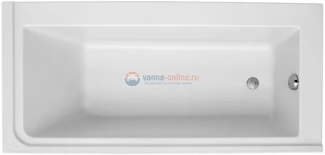 Ванна гидромассажная акриловая Jacob Delafon Formilia E5TN6139RU 170 х 80 см, система Tonus +, правосторонняя