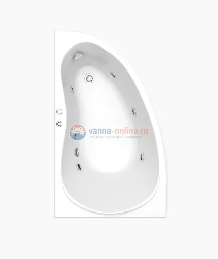 Ванна гидромассажная Bas Алегра (Alegra) L/R 150 х 90 см