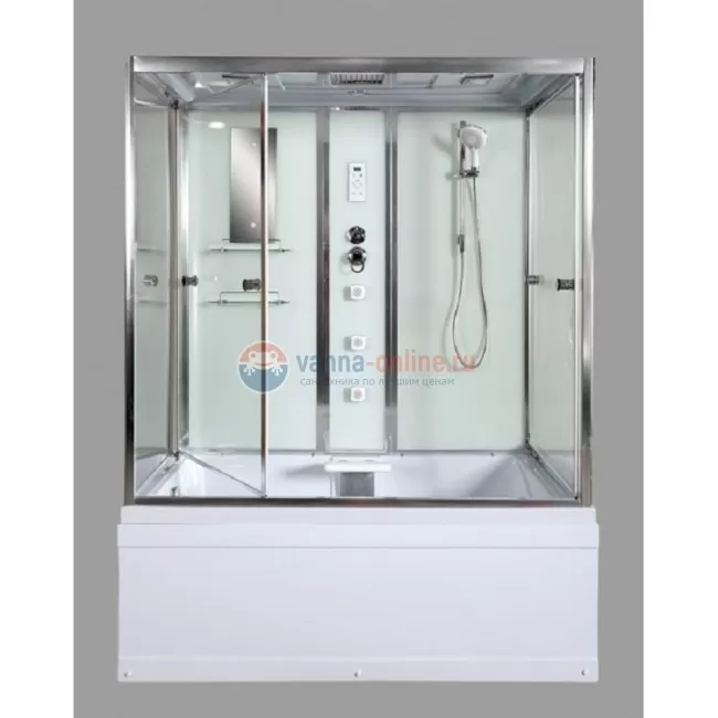 Душевая кабина Deto V160, 160 x 85 см, с электрикой, гидромассажем, с сиденьем Душевая кабина Deto V160, 160 x 85 см, с электрикой, гидромассажем, с сиденьем