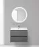 Тумба с раковиной BelBagno Pietra PIETRA-800-2C-SO-SCM, 80 х 46 х 55 см, цвет серый (stucco cemento)