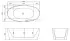 Ванна акриловая BelBagno BB403-1700-850, 170 х 85 см