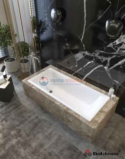 Чугунная ванна Goldman Elite 170x75 Чугунная ванна Goldman Elite 170x75