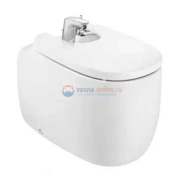 Биде Roca Beyond 3570B8000 напольное c отверстиями под крышку Биде Roca Beyond 3570B8000 напольное c отверстиями под крышку