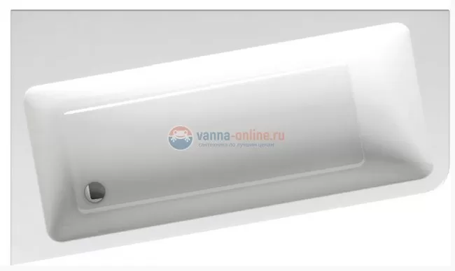 Акриловая ванна Ravak 10° угловая, правая 170 х 100 см, белая, C821000000