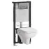 Инсталляция с унитазом Vitra S20 9004B003-7204, сиденье микролифт, комплект