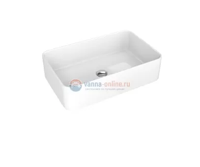 Раковина Kirovit Олимпия 56, У18293 накладная, керамика, белый Раковина Kirovit Олимпия 56, У18293 накладная, керамика, белый
