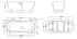 Ванна акриловая BelBagno BB406-1650-730, 165 х 75 см