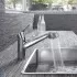 Смеситель Kludi Objekta 325810575 для кухонной мойки с выдвижным изливом