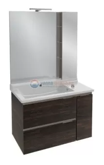 Тумба под раковину Jacob Delafon Soprano 100 EB1331-E15, цвет - черное дерево, 96*53,5 см
