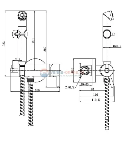 Гигиенический душ Lemark Solo LM7166C с гигиеническим душем, встраиваемый Гигиенический душ Lemark Solo LM7166C с гигиеническим душем, встраиваемый