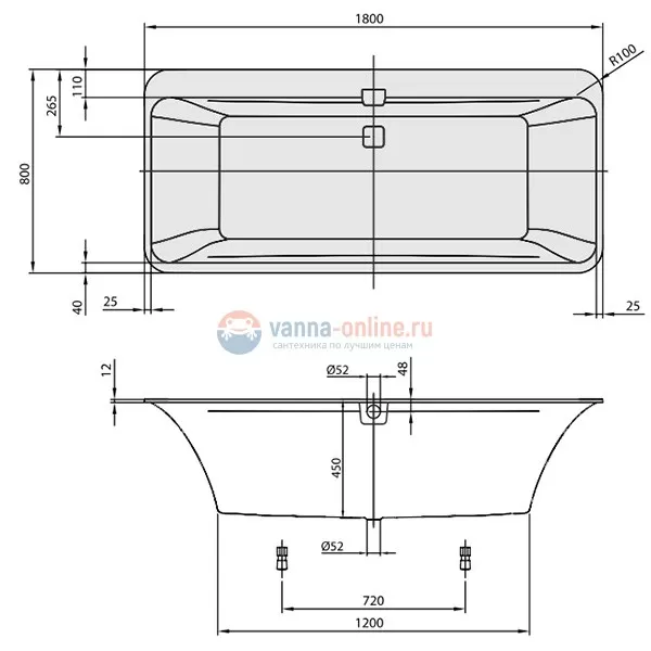 Квариловая ванна Villeroy&Boch Squaro Edge 12, 180x80 см, UBQ180SQE7DV-01 Квариловая ванна Villeroy&Boch Squaro Edge 12, 180x80 см, UBQ180SQE7DV-01