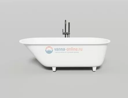Ванна из искусственного камня Salini Ornella 170 x 70 x 59 см из материала Sapirit, белая матовая 102313M