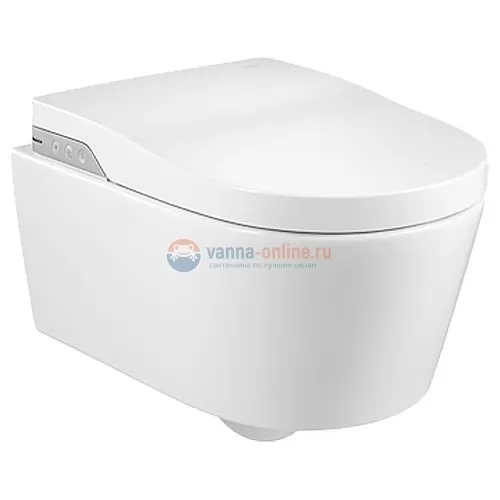 Электронный унитаз Roca In-Wash Inspira 803060001 безободковый с электронной крышкой-биде (7.8030.6.000.1)