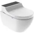 Электронный унитаз Geberit AquaClean Tuma Comfort 146.294.SJ.1 с крышкой-биде, панель черное стекло