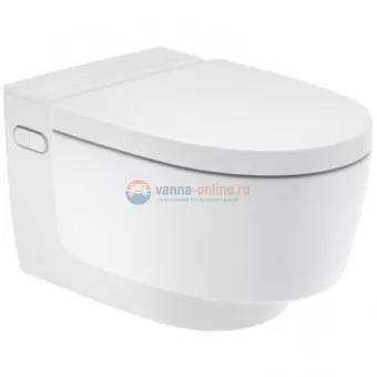 Электронный унитаз Geberit Aquaclean Mera Classic 146.204 11.1 подвесной, безободковый и крышка-биде, альпийский белый