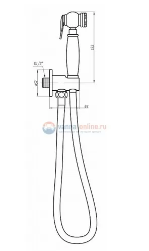 Гигиенический душ Cezares Lira с гигиеническим душем, хром Гигиенический душ Cezares Lira с гигиеническим душем, хром